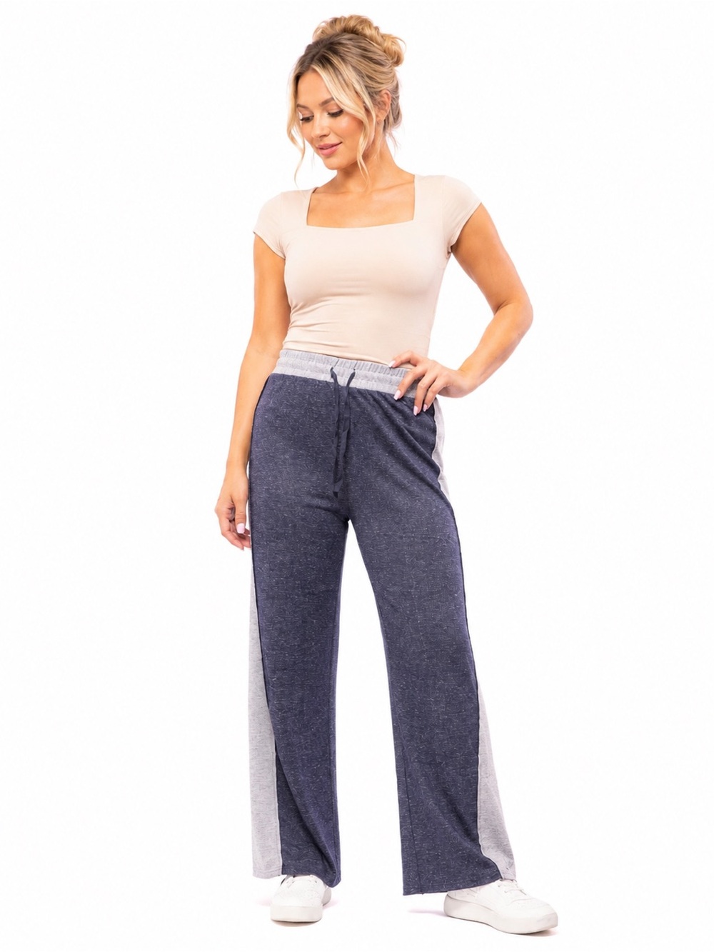009 NWT striped pants navy royalty for me